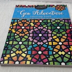 Cra-Z-Art Timeless Creations Adult Coloring Books: Geo Adventures Creative NEW